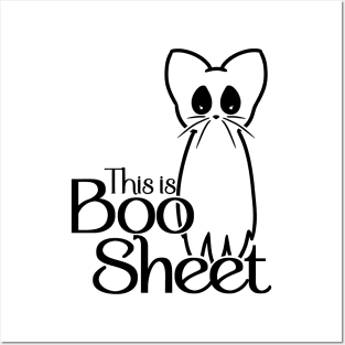 This is Boo Sheet Posters and Art
